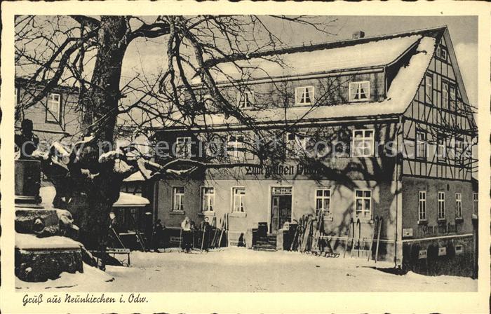 Neunkirchen Odenwald Gasthaus Pension zum gruenen Baum