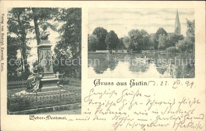 Eutin See und Weberdenkmal