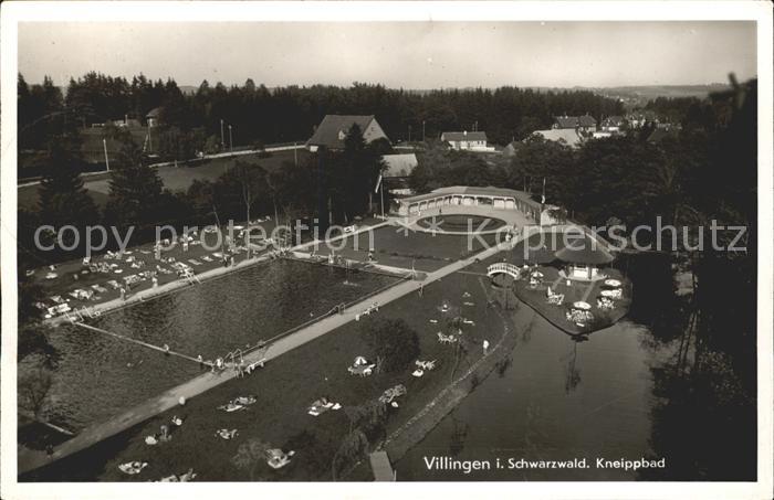 Villingen-Schwenningen Fliegeraufnahme Kneippbad