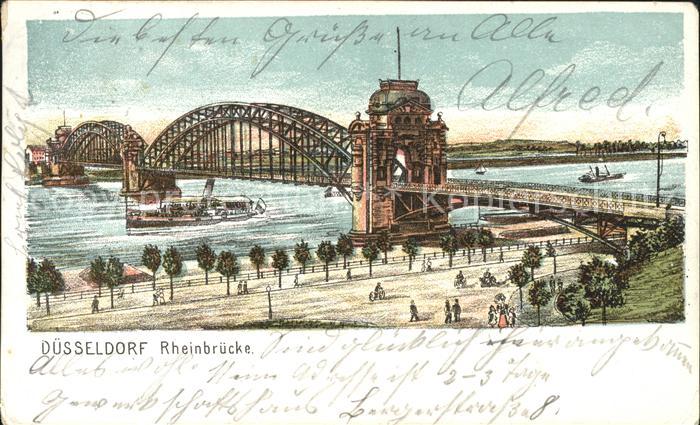 Duesseldorf Rheinbruecke
