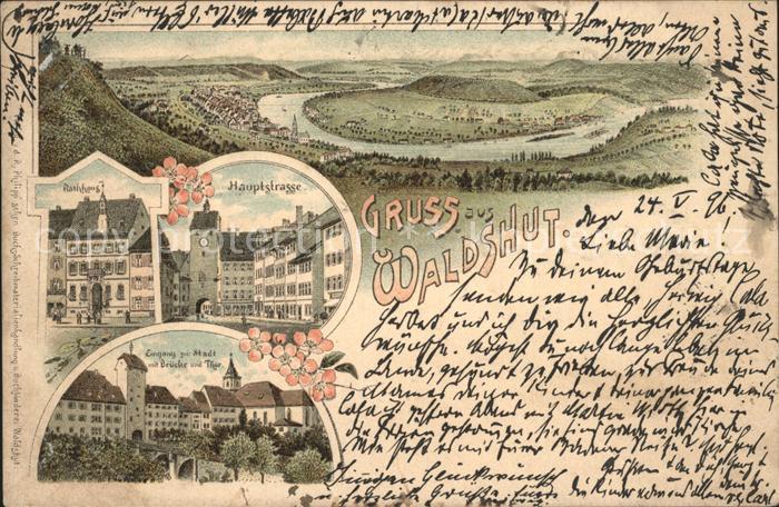 Waldshut Tiengen Rhein Rhein Hauptstrasse