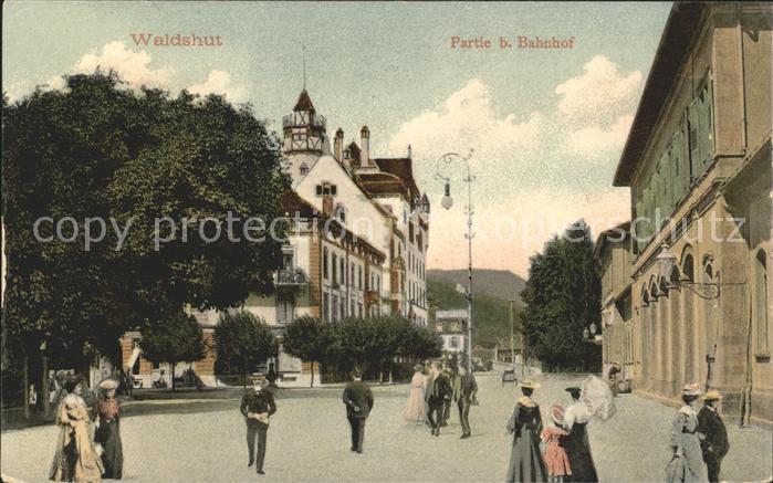 Waldshut Tiengen Rhein Bahnhofspartie