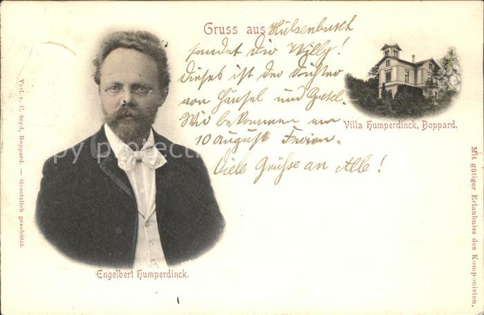 Huelsenbusch Portrait Engelbert Humperdinck Villa Humperdinck in Boppard