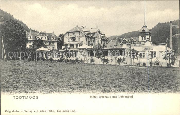 Todtmoos Hotel Kurhaus mit Luisenbad