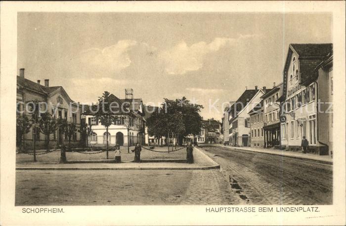 Schopfheim Hauptstrasse beim Lindenplatz