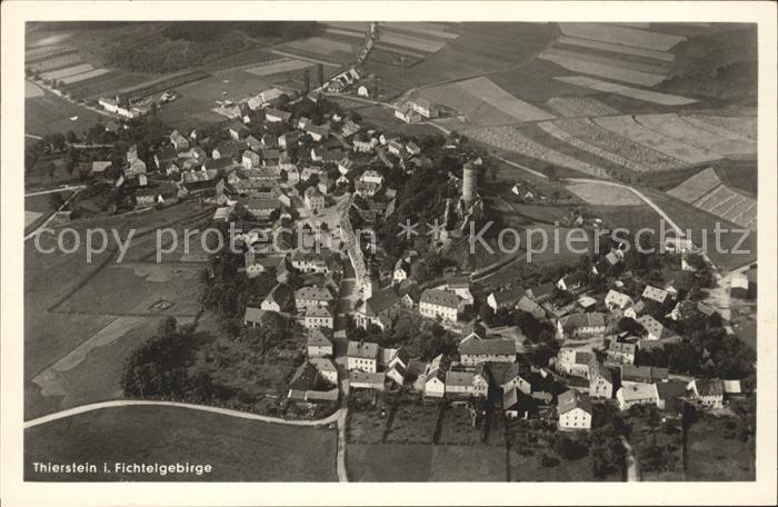 Thierstein im Fichtelgebirge Fliegeraufnahme