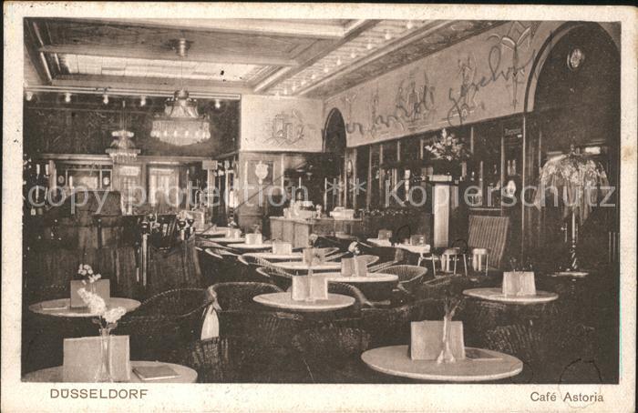 Duesseldorf Cafe Astoria Oskar Behringer