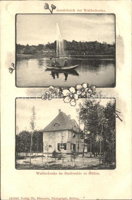 Hilden Mettmann Gondelteich der Waldschenke