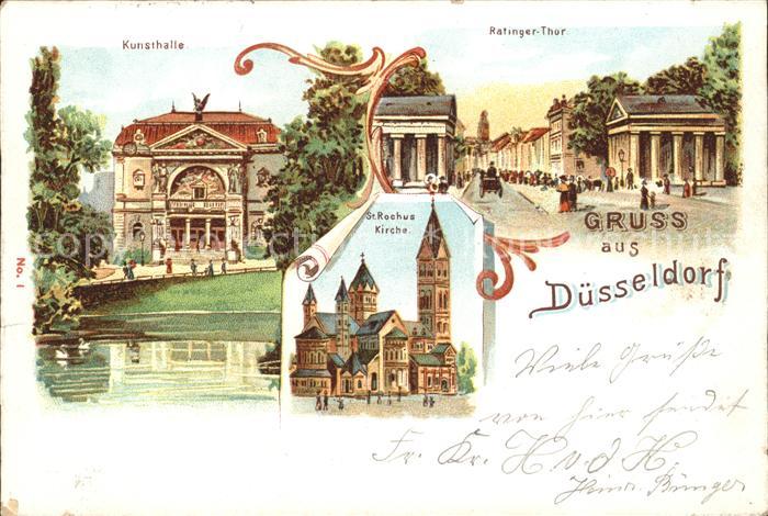 Duesseldorf Kunsthalle Ratinger Tor