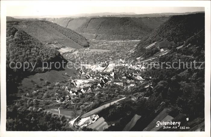 Gutenberg Lenningen Fliegeraufnahme