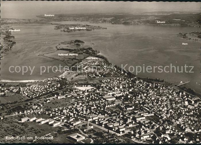 Radolfzell Bodensee Fliegeraufnahme