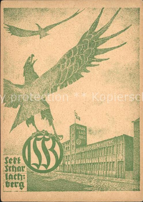 Bingen Rhein Sekt Scharlachberg Werbekarte