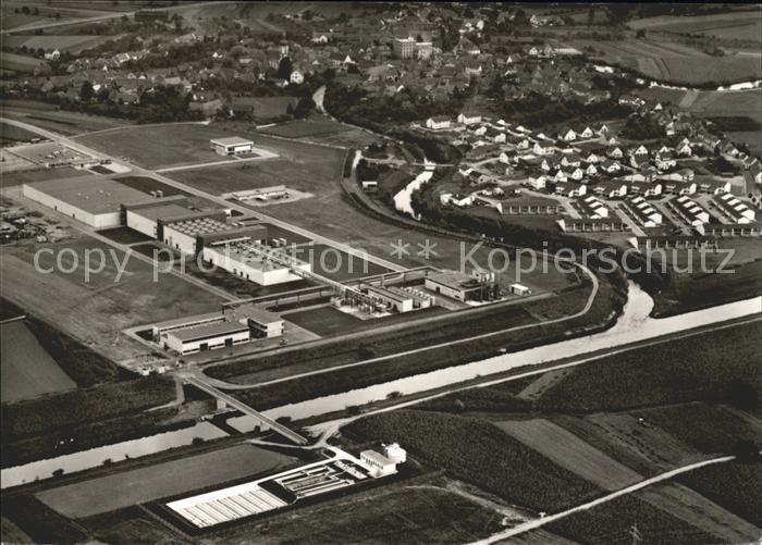 Willstaett Fliegeraufnahme Magnetbandfabrik BASF