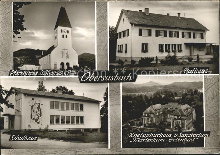 Obersasbach Kurhaus Marienheim-Erlenbach Pfarrkirche