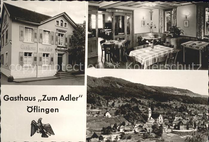oeflingen Gasthaus zum Adler Ernst Schlachter