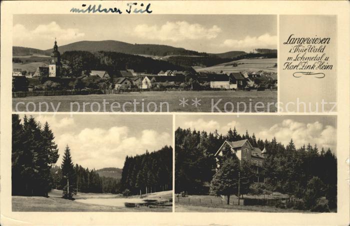 Langewiesen Lohnetal und Karl Zink Heim