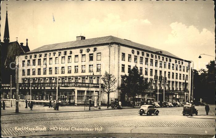 Karl-Marx-Stadt Hotel Chemnitzer Hof Autos