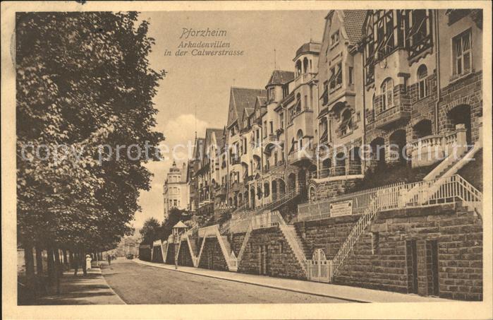 Pforzheim Arkadenvillen in Calwerstrasse