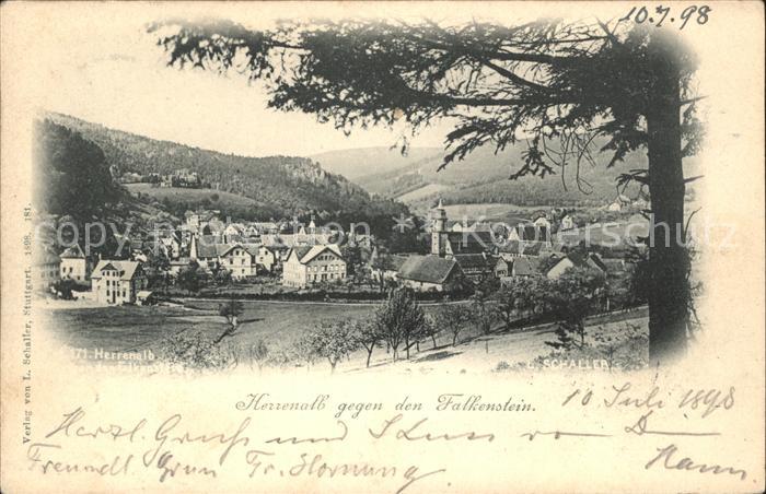 Herrenalb Bad Herrenalb mit Falkenstein