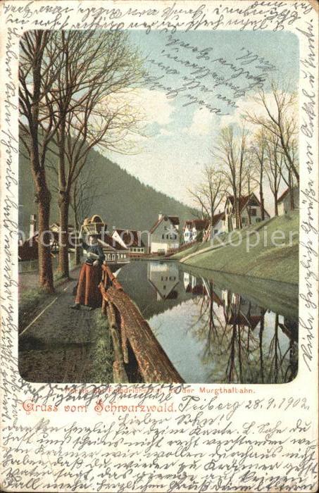 Triberg Schwarzwald Kuenstlerkarte