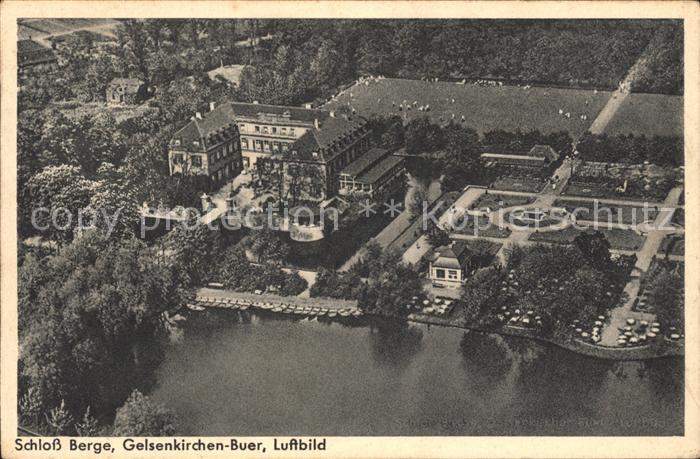 Buer Gelsenkirchen Fliegeraufnahme Restaurant Schloss Berge