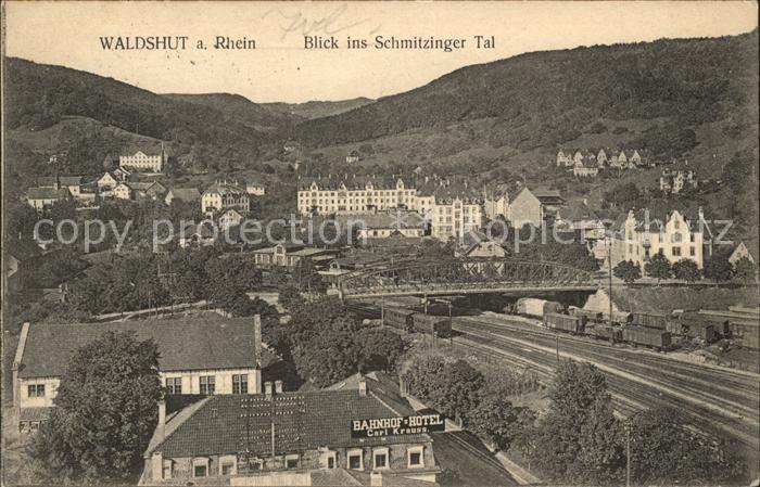 Waldshut Tiengen Rhein mit Schmitzinger Tal
