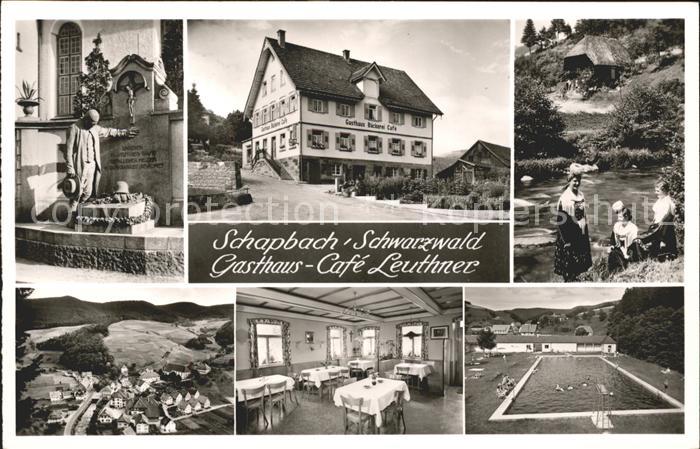 Schapbach Gasthaus Cafe Leuthner Tracht Schwimmbad