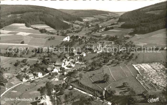 Untersensbach Odenwald Fliegeraufnahme