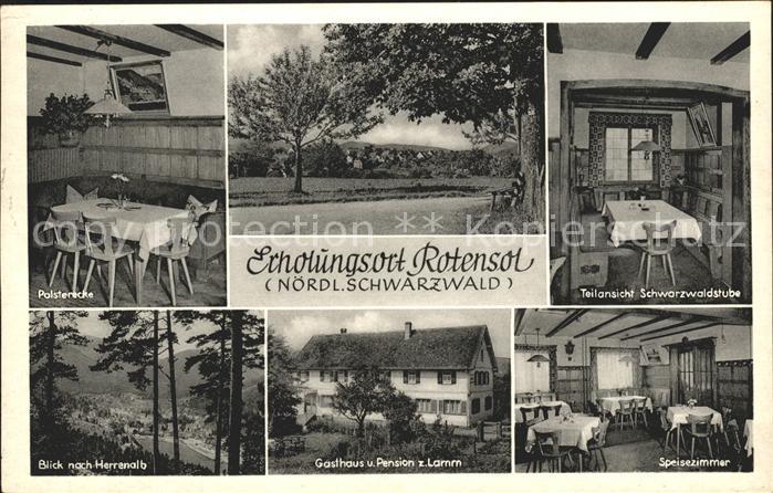Rotensol Gasthaus Pension zum Lamm