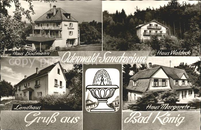 Bad Koenig Odenwald Sanatorium Haus-Waldeck Haus-Bodmann