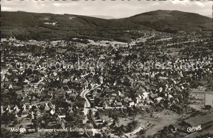 Malsch Karlsruhe Fliegeraufnahme