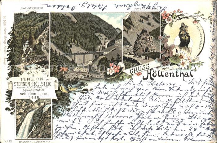 Hoellental Schwarzwald Hotel Pension Sternen-Hoellsteig