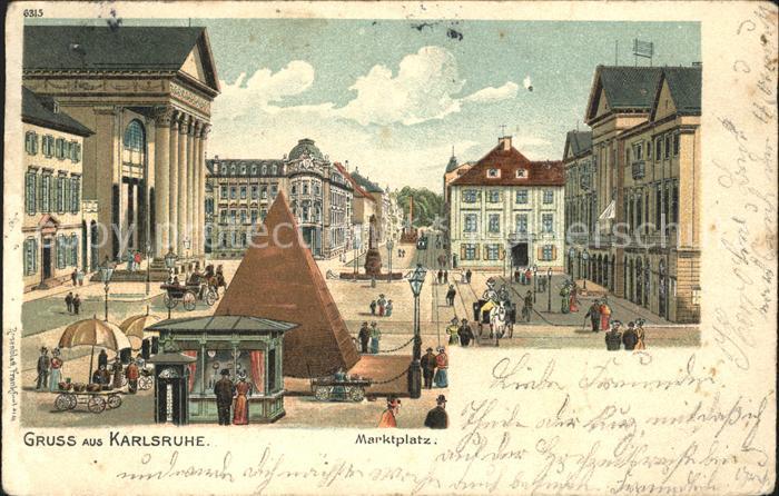 Karlsruhe Marktplatz