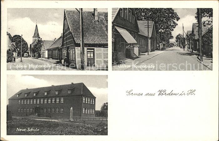 Voerden Niedersachsen Obere und Untere Hauptstrasse Neue Schule