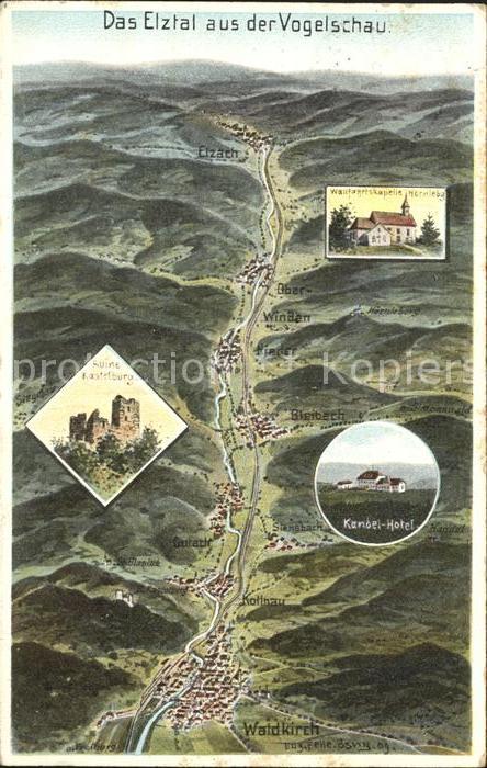 Elzach Elztal Landkarte