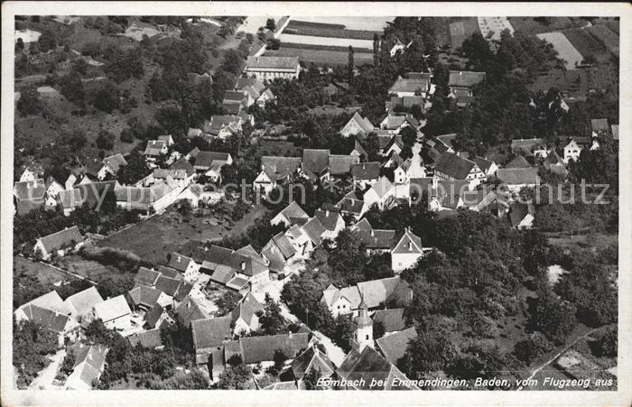 Bombach Fliegeraufnahme Gasthaus zur Krone