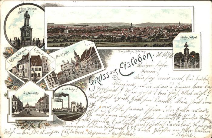 Eisleben Schlossplatz Marktplatz