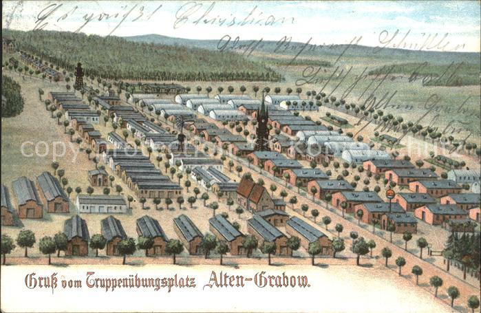 Alten-Grabow Truppenuebungsplatz Baracken