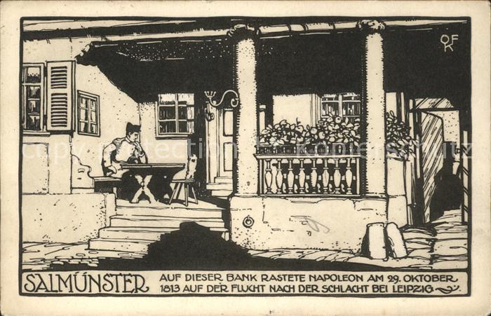Salmuenster Bad Soden Napoleon Flucht nach Schlacht bei Leipzig Gasthaus zum Eng