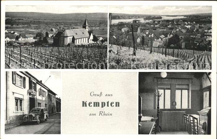 Kempten Bingen Gasthaus zum Saalbau