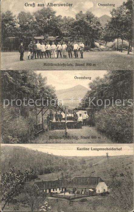 Albersweiler Soldaten Orensberg Kantine Langenscheiderhof
