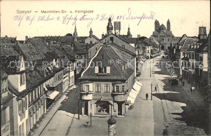 Speyer Rhein Maximilianstrasse Korngasse