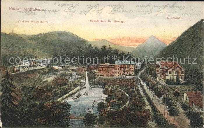 Bad Bergzabern Kurhaus Sanatorium Luisenruhe