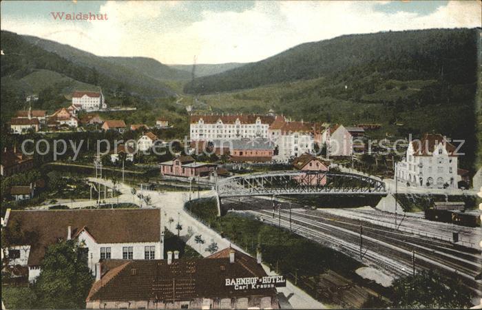 Waldshut Tiengen Rhein Bahnhofsgelaende Hotel