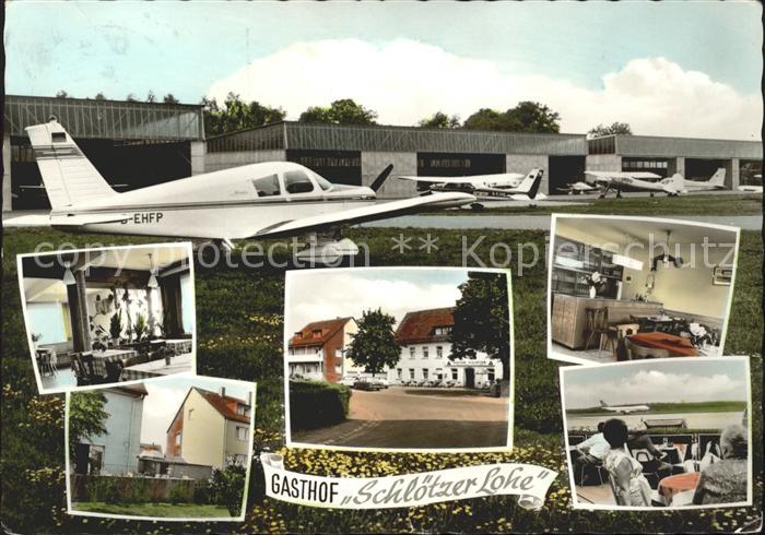 Nuernberg Gasthof Schloetzer Lohe Flugzeuge