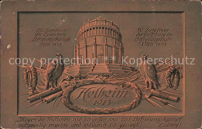 Kelheim 100 Jahrfeier 1913 Jubilaeumskarte