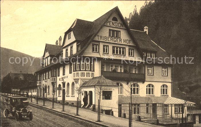 Triberg Schwarzwald Hotel Pension Triberger Hof Auto