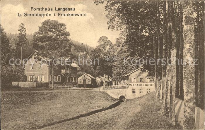 Geroldsgruen Forsthaus Langenau