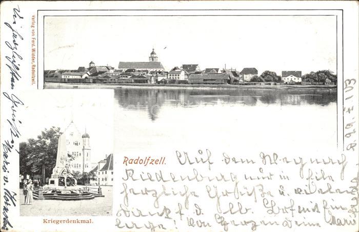 Radolfzell Bodensee Seeufer und Kriegerdenkmal