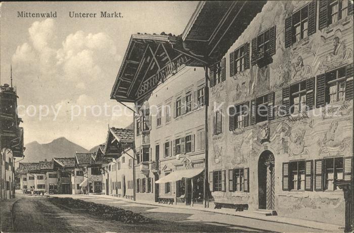 Mittenwald Bayern Unterer Markt